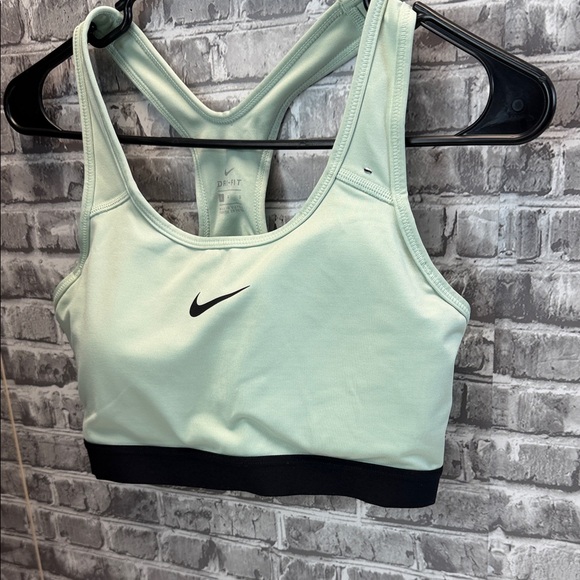 Nike Women's Light Green Sports Bra - Picture 2 of 6